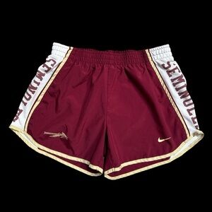 Nike Dri-Fit Floida State University Seminoles Lined Athletic Shorts Size S